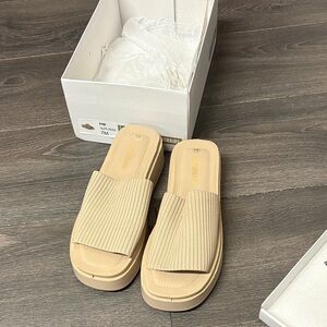 Trendy Beige Mules for Women